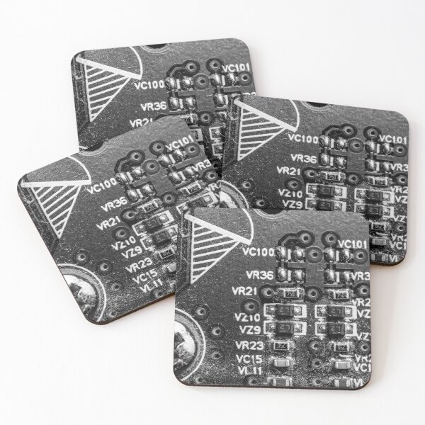 Item preview, Placa de circuito en blanco y negro designed and sold by EnR-designs.