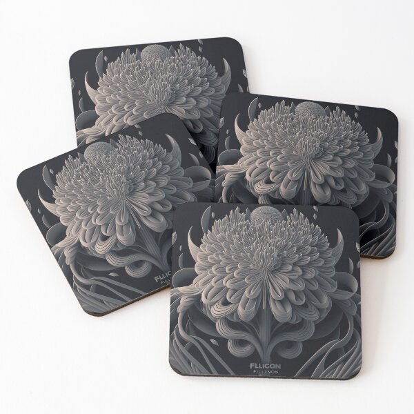 Item preview, Fleuron Floral Modern Elegant Composition Designs for Home Decor, Wedding, Events Fashion  and Accessories  designed and sold by RAGANADesign.