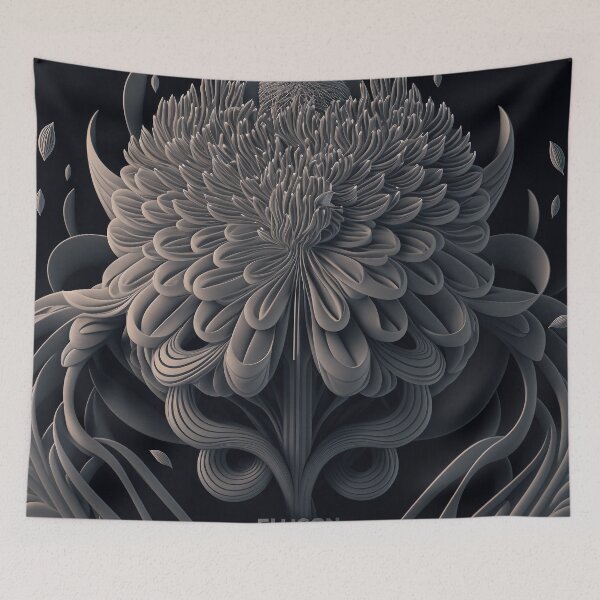 Item preview, Fleuron Floral Modern Elegant Composition Designs for Home Decor, Wedding, Events Fashion  and Accessories  designed and sold by RAGANADesign.