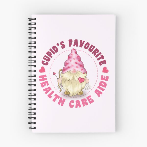 Item preview, Cupid's Favourite Health Care Aide - Pink gnome design for Valentines Day! designed and sold by TaraGbear.