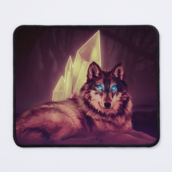 Item preview, Magical Crystal Glowing Wolf Design designed and sold by MAEffects.