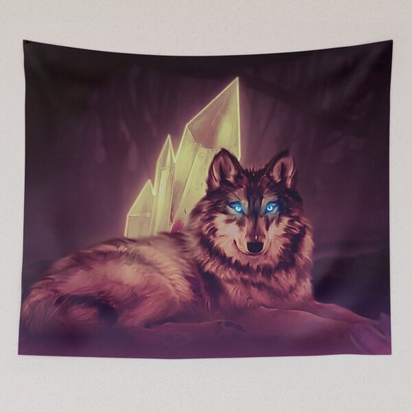 Item preview, Magical Crystal Glowing Wolf Design designed and sold by MAEffects.