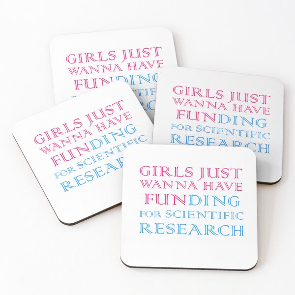 Item preview, Girls just wanna have funding for scientific research designed and sold by mu-art.
