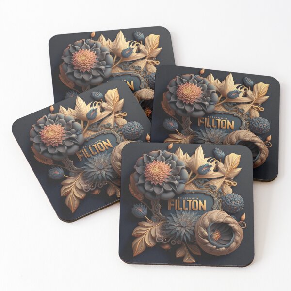 Item preview, Fleuron Floral Modern Elegant Composition Designs for Home Decor, Wedding, Events Fashion  and Accessories  designed and sold by RAGANADesign.