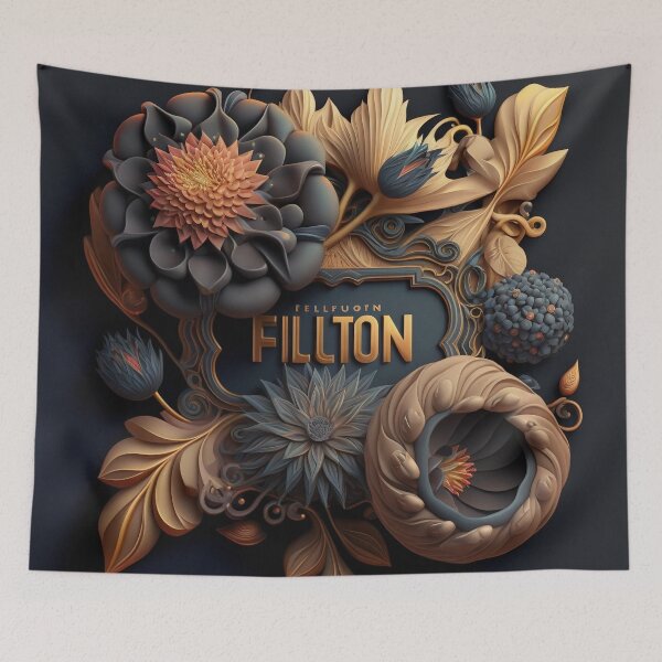 Item preview, Fleuron Floral Modern Elegant Composition Designs for Home Decor, Wedding, Events Fashion  and Accessories  designed and sold by RAGANADesign.