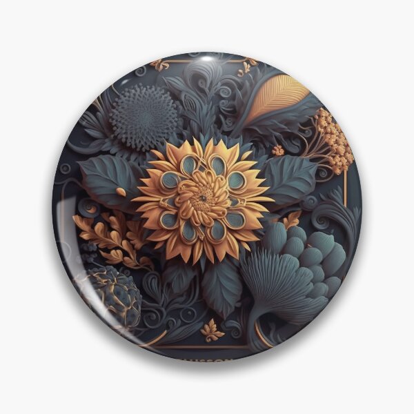 Item preview, Fleuron Floral Modern Elegant Composition Designs for Home Decor, Wedding, Events Fashion  and Accessories  designed and sold by RAGANADesign.