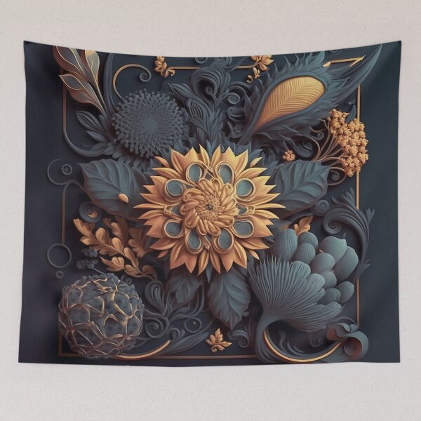 Item preview, Fleuron Floral Modern Elegant Composition Designs for Home Decor, Wedding, Events Fashion  and Accessories  designed and sold by RAGANADesign.