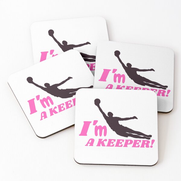 Item preview, I am a keeper soccer fan girl gift for loyal girls soccer funny designed and sold by Panda  Art.