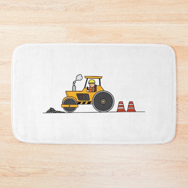 Item preview, Kids drawing construction set of road roller machine designed and sold by wordspotrayal.