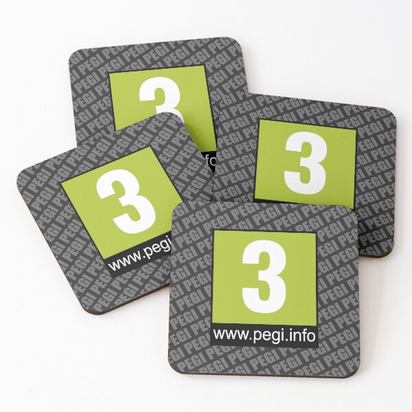 Item preview, Videogame Label Pegi 3 designed and sold by HuckleberryArts.