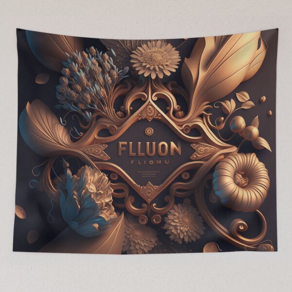 Item preview, Fleuron Floral Modern Elegant Composition Designs for Home Decor, Wedding, Events Fashion  and Accessories  designed and sold by RAGANADesign.