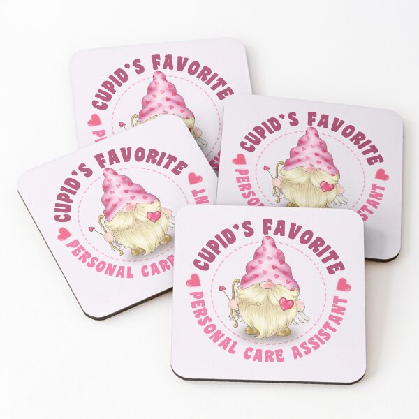 Item preview, Cupid's Favorite Personal Care Assistant- Pink gnome design for Valentines Day! designed and sold by TaraGbear.