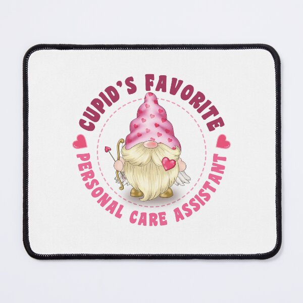 Item preview, Cupid's Favorite Personal Care Assistant- Pink gnome design for Valentines Day! designed and sold by TaraGbear.