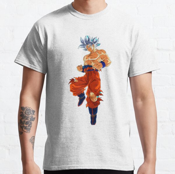 Camiseta masculina Sombra Perfil Goku Dragon Ball Camisa Blusa