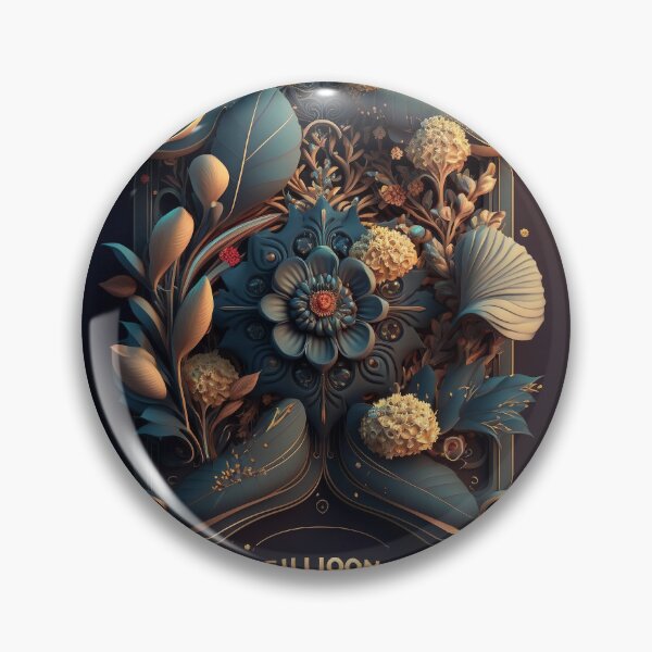 Item preview, Fleuron Floral Modern Elegant Composition Designs for Home Decor, Wedding, Events Fashion  and Accessories  designed and sold by RAGANADesign.