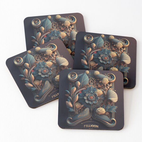 Item preview, Fleuron Floral Modern Elegant Composition Designs for Home Decor, Wedding, Events Fashion  and Accessories  designed and sold by RAGANADesign.
