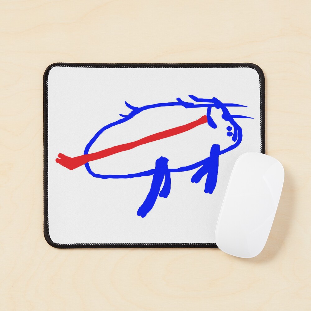 Josh Allen Buffalo Bills Potato Drawing - Buffalo Bills - Sticker