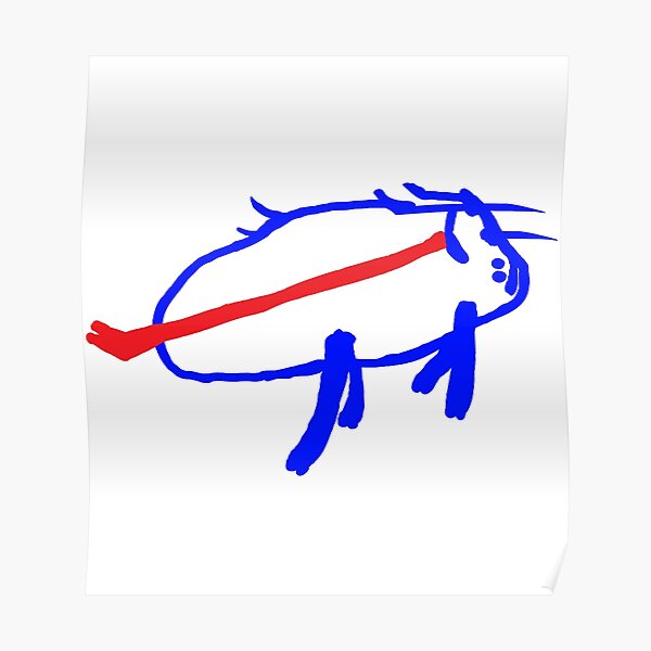 Josh Allen Buffalo Bills Potato Drawing