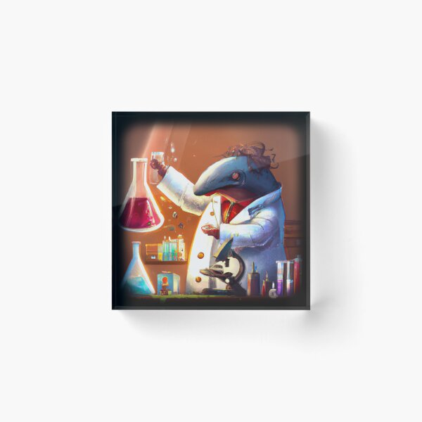 Item preview, Mad dolphin scientist experimenting designed and sold by Perryfranken.