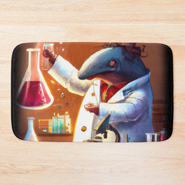 Item preview, Mad dolphin scientist experimenting designed and sold by Perryfranken.