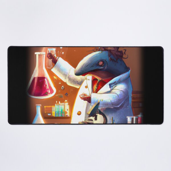 Item preview, Mad dolphin scientist experimenting designed and sold by Perryfranken.