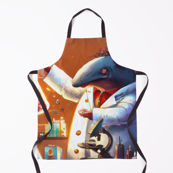 Item preview, Mad dolphin scientist experimenting designed and sold by Perryfranken.