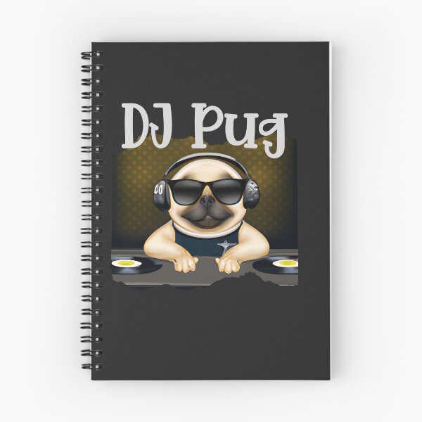 Item preview, DJ Pug. Musician Pug. Music. DJ Booth designed and sold by Doggymadness.