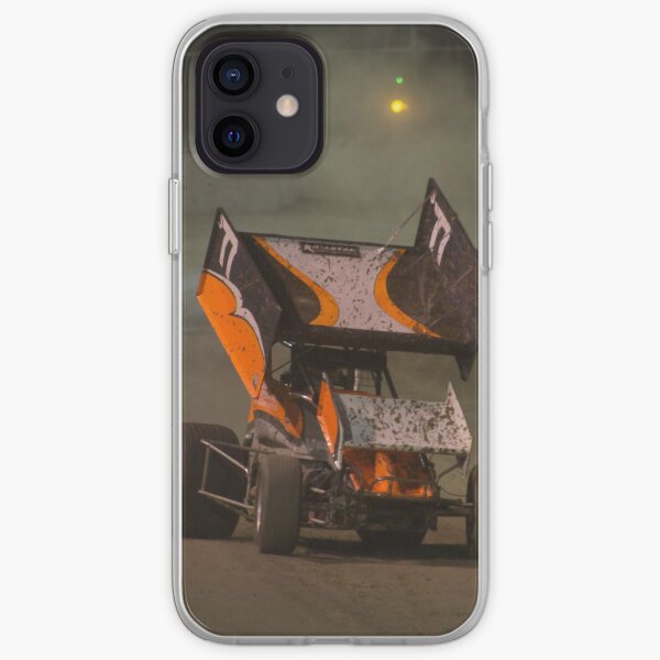 Sprint car racing iPhone Soft Case