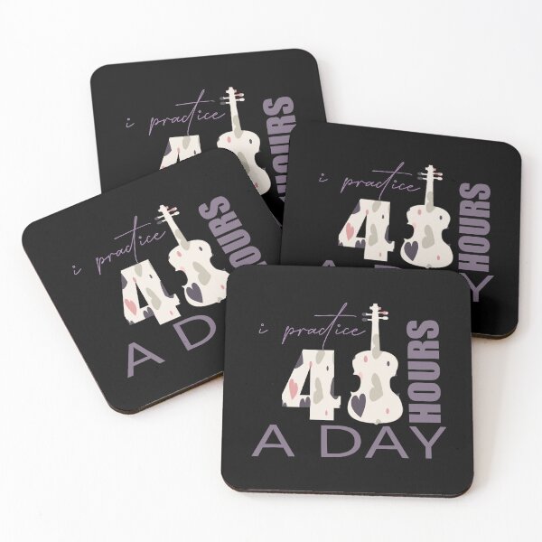 Item preview, I Practice 40 Hours A Day - A Violin Quote designed and sold by TheGreedyCrypto.