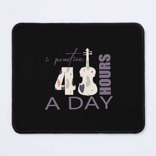Item preview, I Practice 40 Hours A Day - A Violin Quote designed and sold by TheGreedyCrypto.