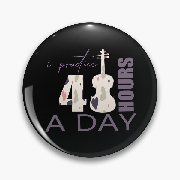 Item preview, I Practice 40 Hours A Day - A Violin Quote designed and sold by TheGreedyCrypto.