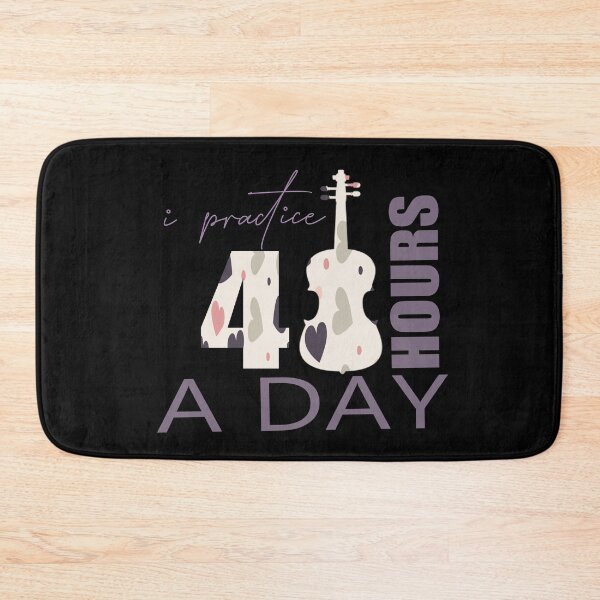 Item preview, I Practice 40 Hours A Day - A Violin Quote designed and sold by TheGreedyCrypto.