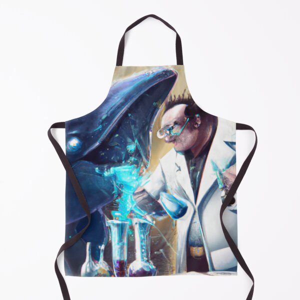 Item preview, Mad scientist experimenting on a whale  designed and sold by Perryfranken.