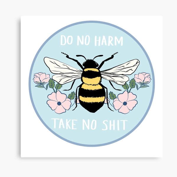 Do No Harm - Take No Shit Canvas Print