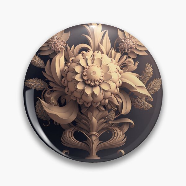 Item preview, Fleuron Floral Modern Elegant Composition Designs for Home Decor, Wedding, Events Fashion  and Accessories  designed and sold by RAGANADesign.