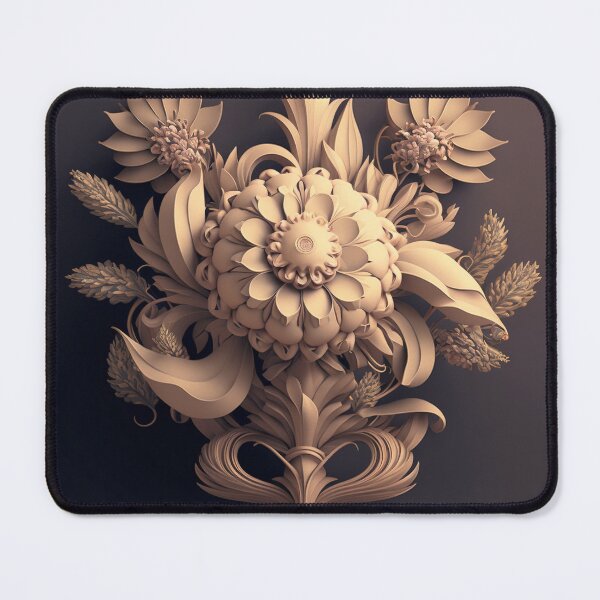 Item preview, Fleuron Floral Modern Elegant Composition Designs for Home Decor, Wedding, Events Fashion and Accessories designed and sold by RAGANADesign.