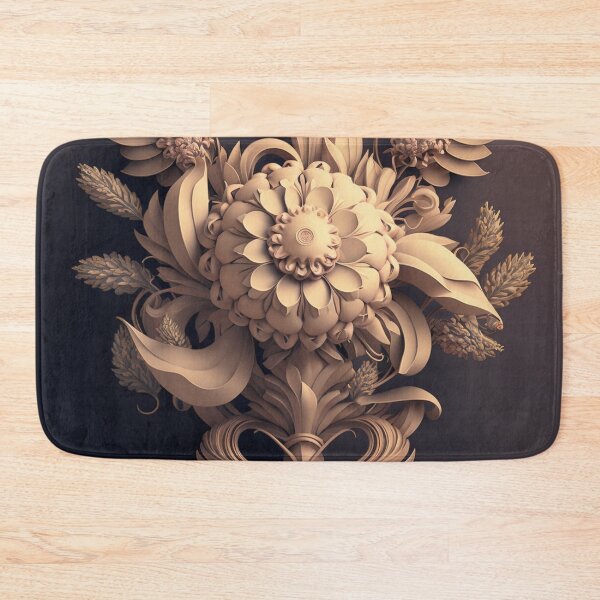 Item preview, Fleuron Floral Modern Elegant Composition Designs for Home Decor, Wedding, Events Fashion  and Accessories  designed and sold by RAGANADesign.