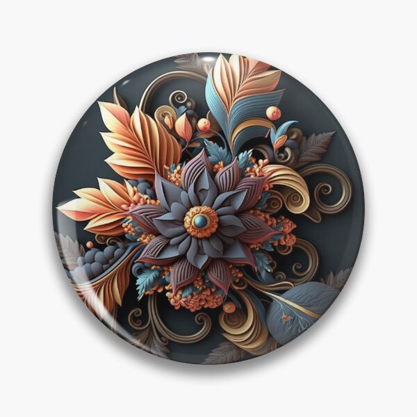 Item preview, Fleuron Floral Modern Elegant Composition Designs for Home Decor, Wedding, Events Fashion  and Accessories  designed and sold by RAGANADesign.