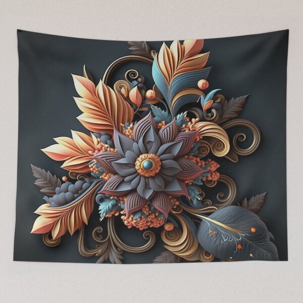 Item preview, Fleuron Floral Modern Elegant Composition Designs for Home Decor, Wedding, Events Fashion  and Accessories  designed and sold by RAGANADesign.