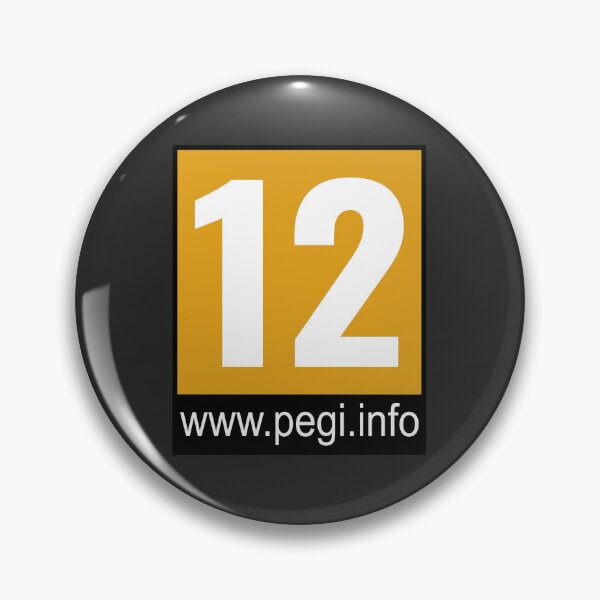 Item preview, Etiqueta de videojuegos Pegi 12 designed and sold by HuckleberryArts.