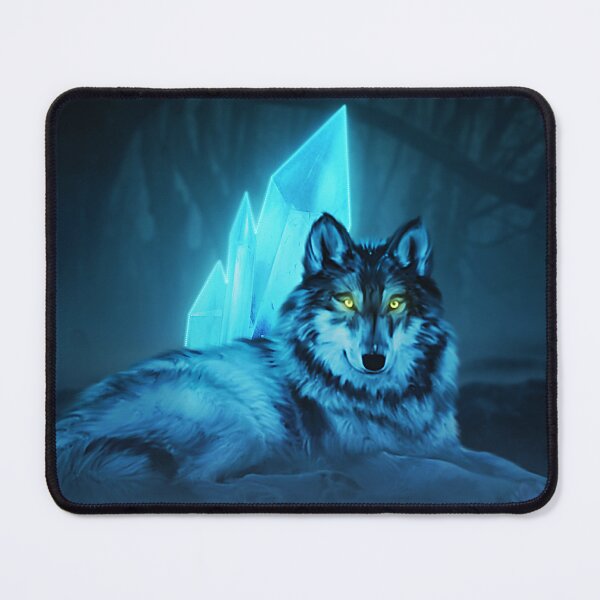 Item preview, Magical Crystal Glowing Wolf Design Blue designed and sold by MAEffects.
