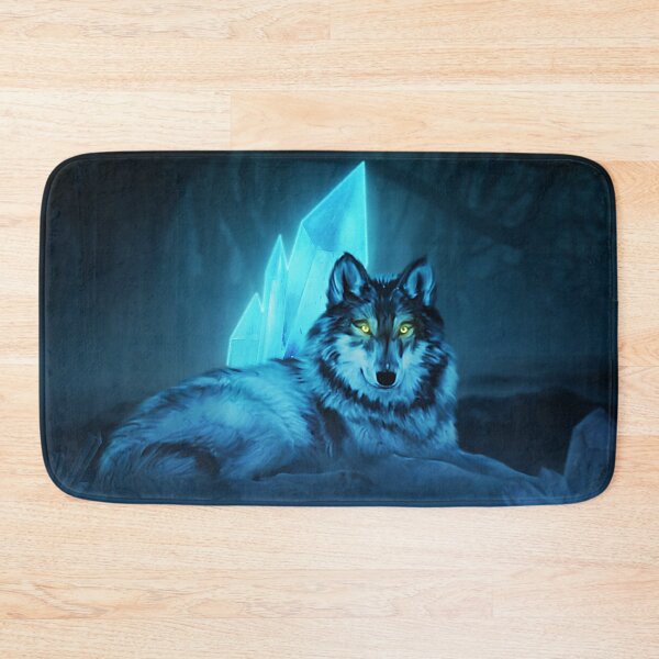 Item preview, Magical Crystal Glowing Wolf Design Blue designed and sold by MAEffects.