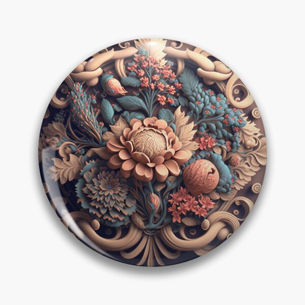 Item preview, Fleuron Floral Modern Elegant Composition Designs for Home Decor, Wedding, Events Fashion  and Accessories  designed and sold by RAGANADesign.