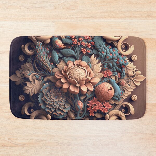 Item preview, Fleuron Floral Modern Elegant Composition Designs for Home Decor, Wedding, Events Fashion  and Accessories  designed and sold by RAGANADesign.