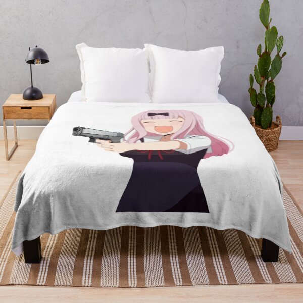 Item preview, Chika fujiwara holds a gun anime girl with a gun designed and sold by art-xl.