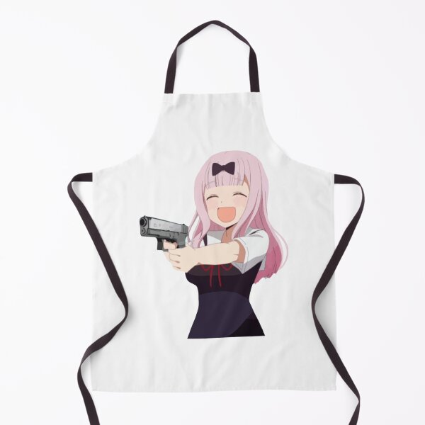 Item preview, Chika fujiwara holds a gun anime girl with a gun designed and sold by art-xl.