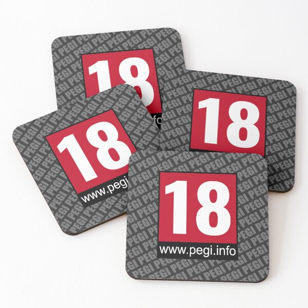 Item preview, Videogame Label Pegi 18 designed and sold by HuckleberryArts.