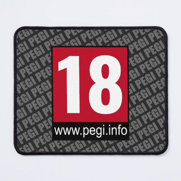 Item preview, Videogame Label Pegi 18 designed and sold by HuckleberryArts.