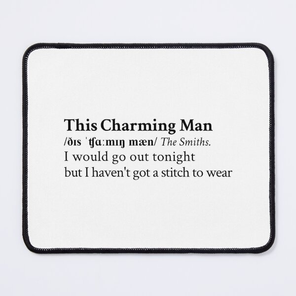 Item preview, This Charming Man by The Smiths designed and sold by StickTheSong.