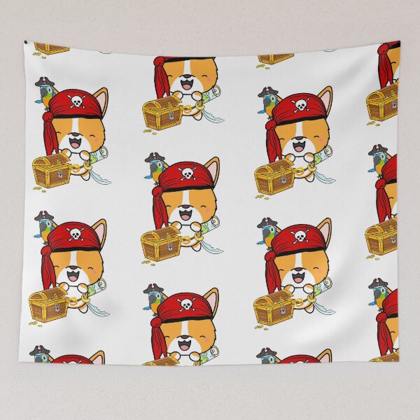 Item preview, Halloween Pirate Corgi designed and sold by Pet Station.